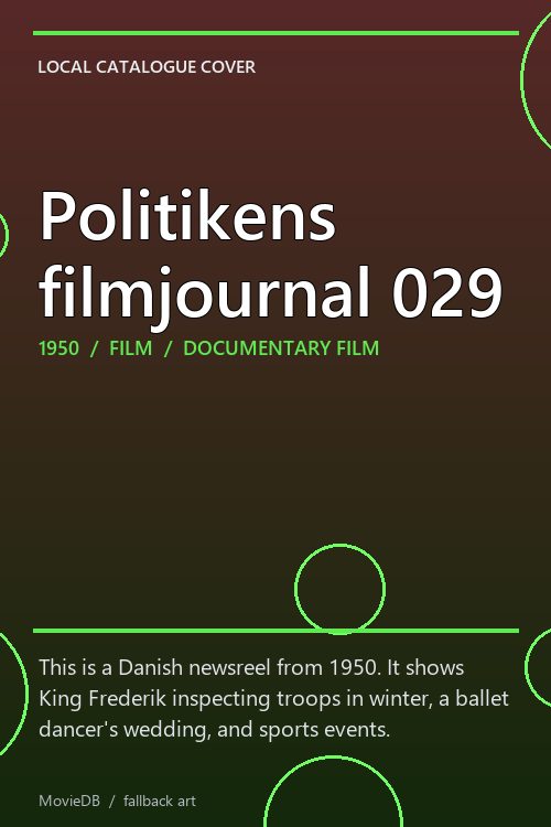 Politikens filmjournal 029 poster