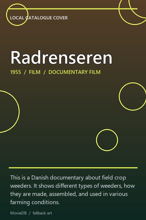 Radrenseren poster