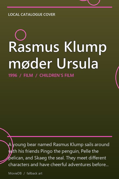 Rasmus Klump møder Ursula poster