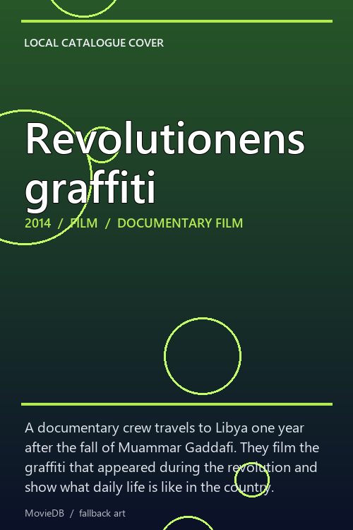 Revolutionens graffiti poster
