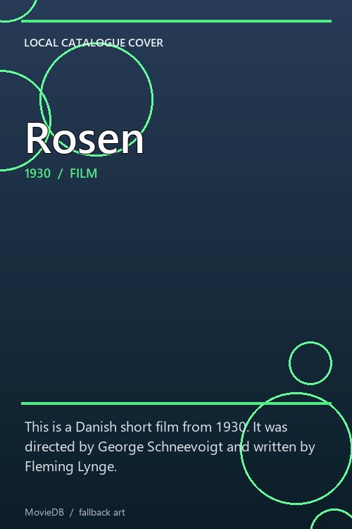 Rosen poster