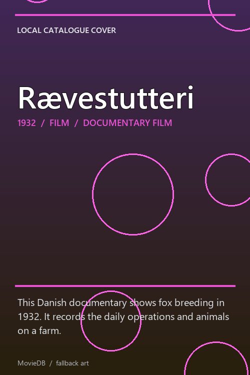 Rævestutteri poster