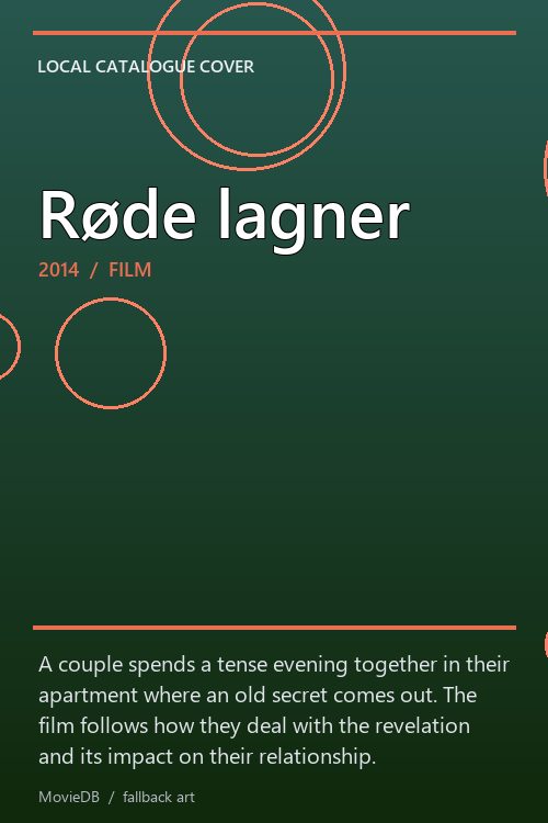 Røde lagner poster