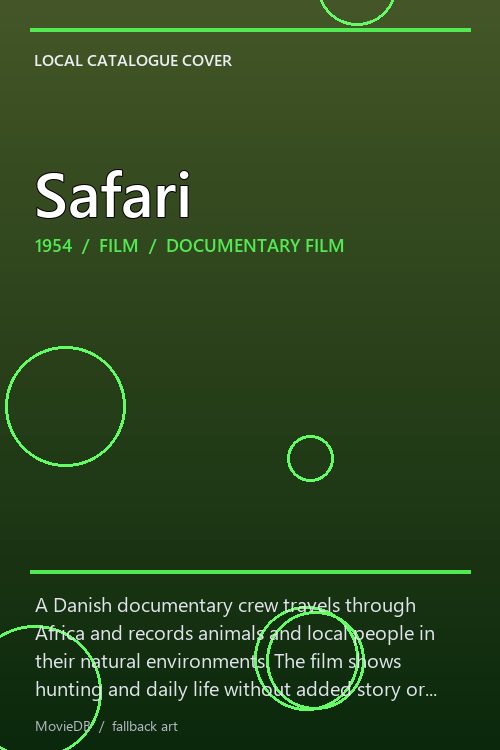 Safari poster