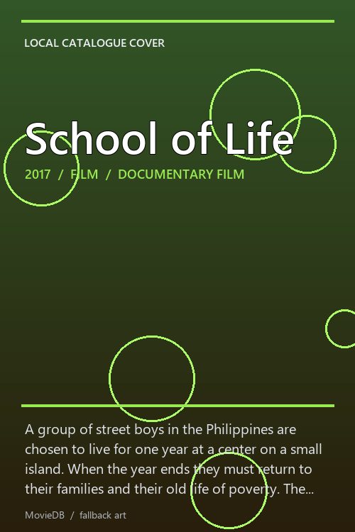 School of Life poster