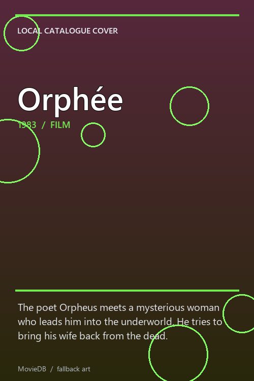 Orphée poster