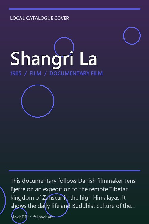 Shangri La poster
