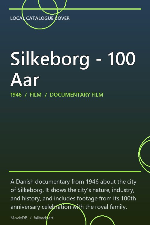 Silkeborg - 100 Aar poster