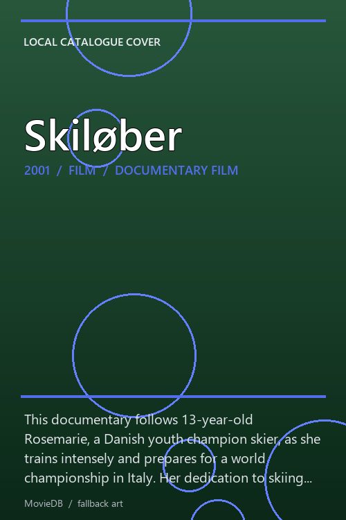 Skiløber poster