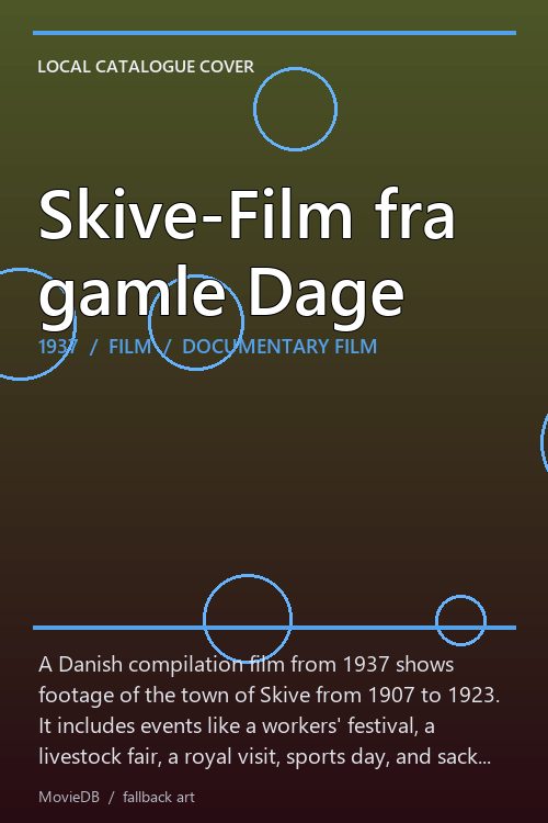 Skive-Film fra gamle Dage poster