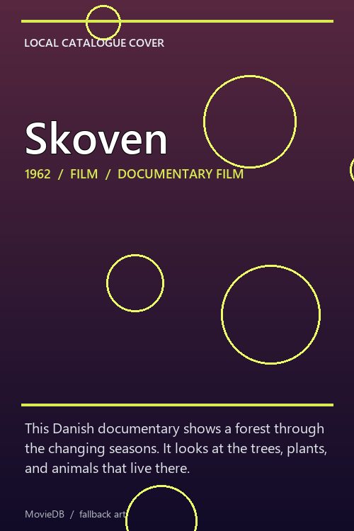 Skoven poster