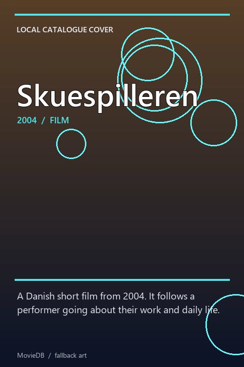 Skuespilleren poster