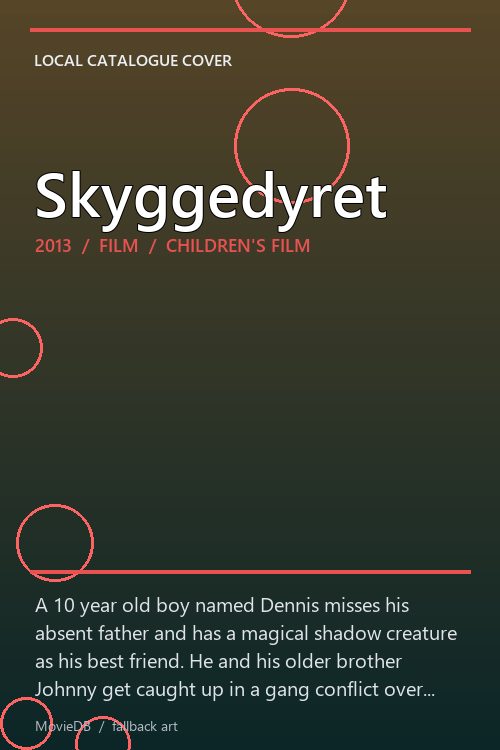 Skyggedyret poster