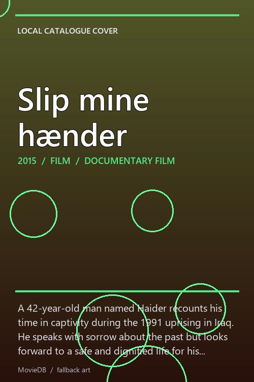 Slip mine hænder poster