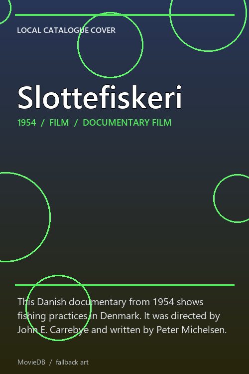Slottefiskeri poster