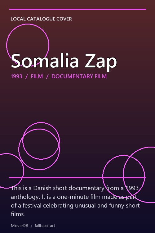 Somalia Zap poster