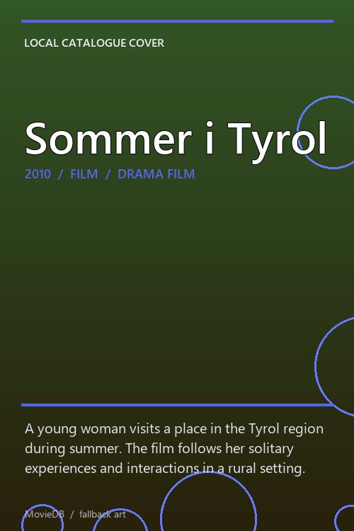 Sommer i Tyrol poster