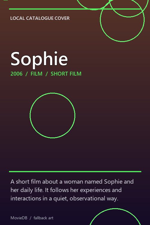 Sophie poster