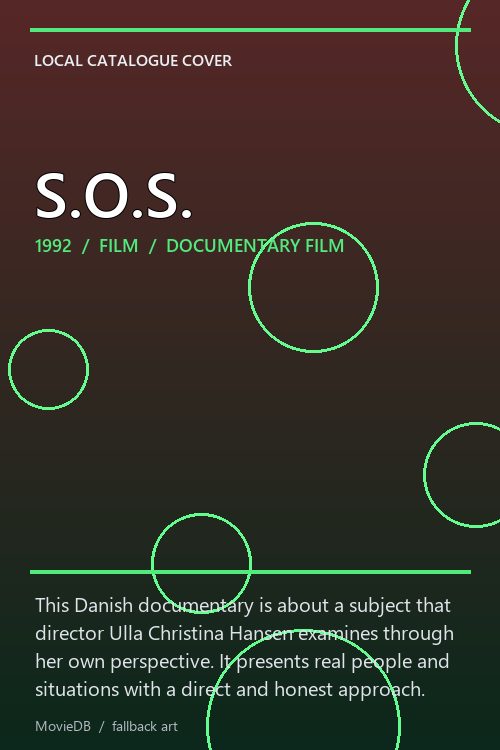 S.O.S. poster