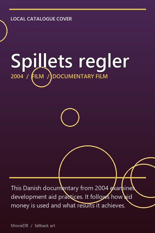 Spillets regler poster