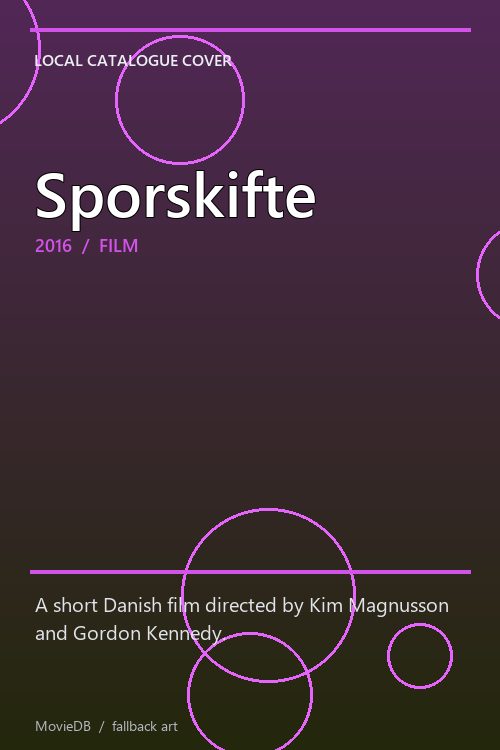 Sporskifte poster