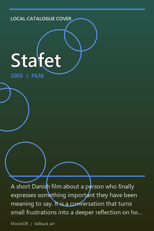 Stafet poster
