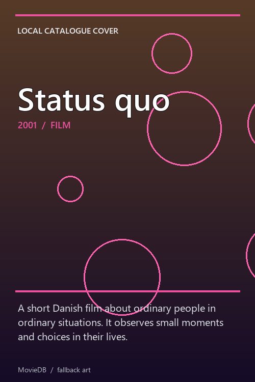 Status quo poster