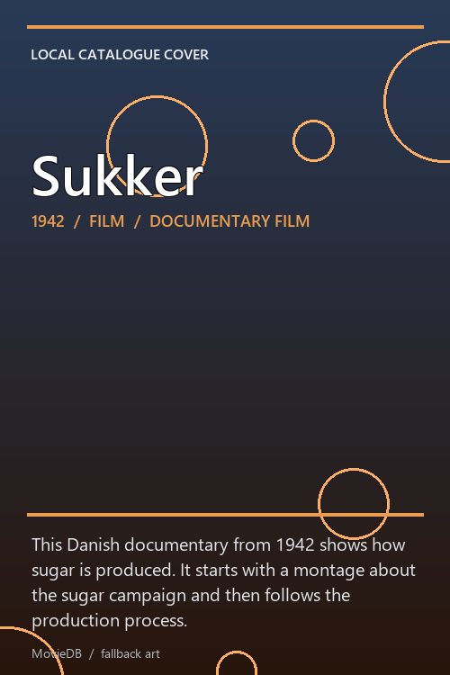 Sukker poster