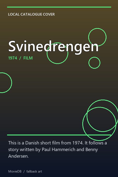 Svinedrengen poster