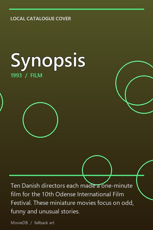 Synopsis poster