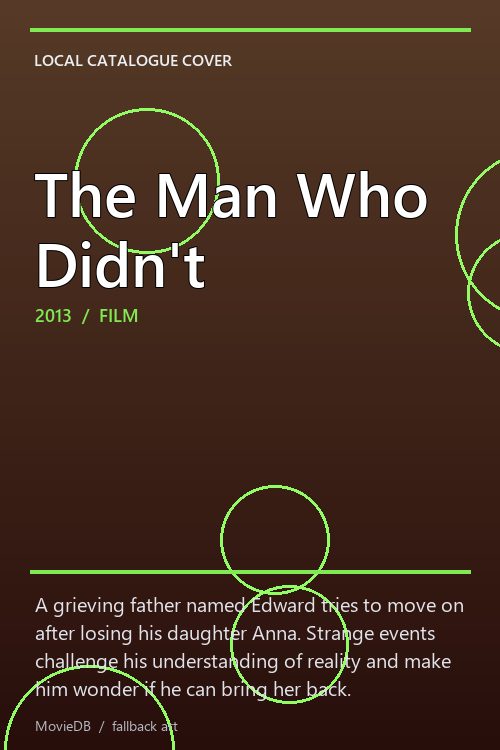 The Man Who Didn't poster