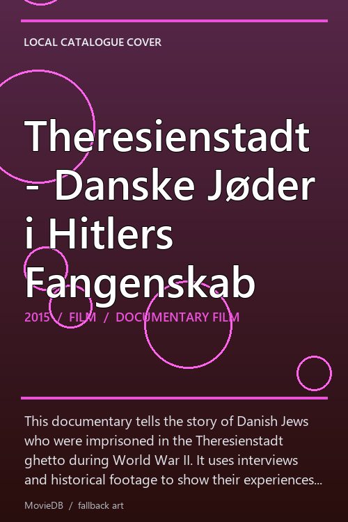 Theresienstadt - Danske Jøder i Hitlers Fangenskab poster