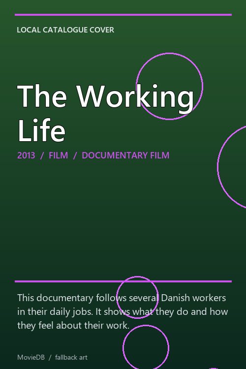 The Working Life poster