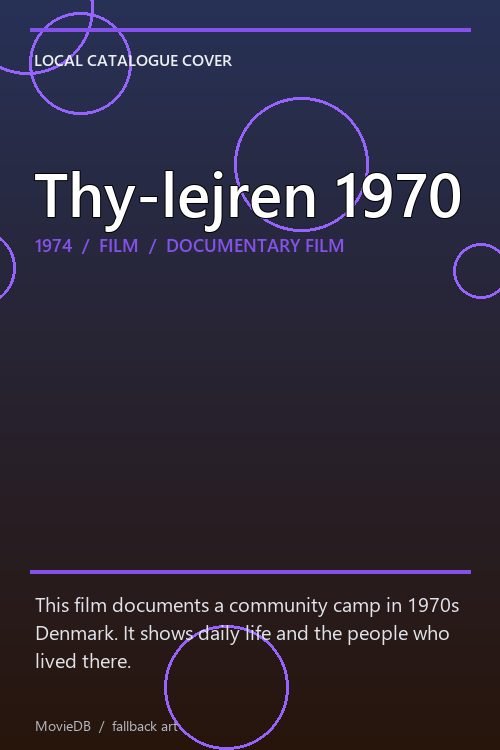 Thy-lejren 1970 poster