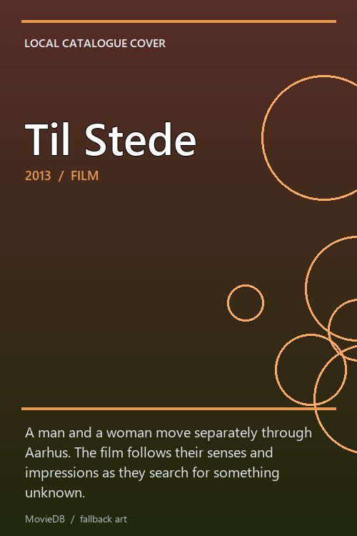 Til Stede poster