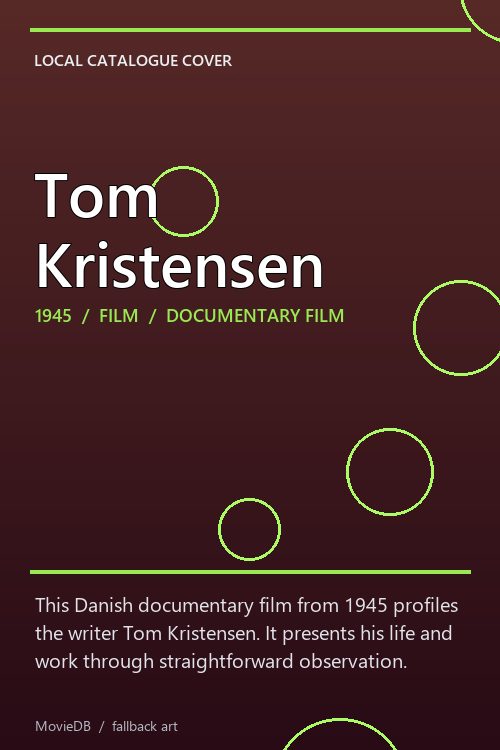 Tom Kristensen poster