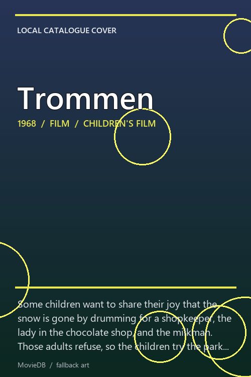 Trommen poster