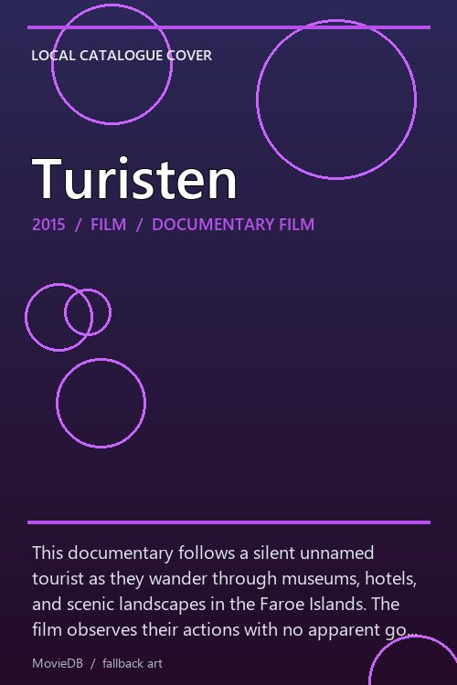 Turisten poster
