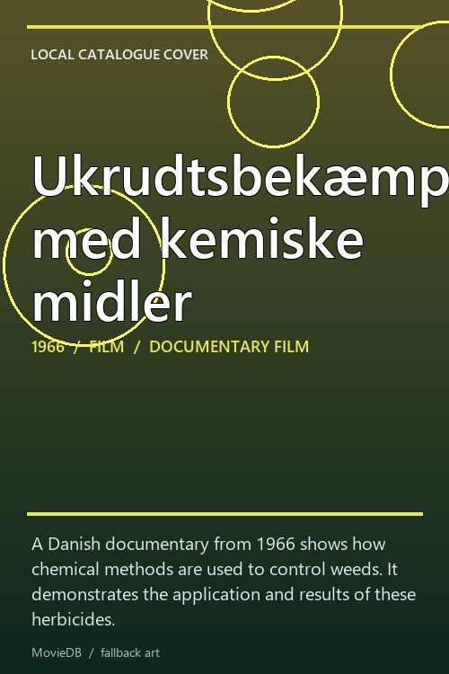 Ukrudtsbekæmpelse med kemiske midler poster