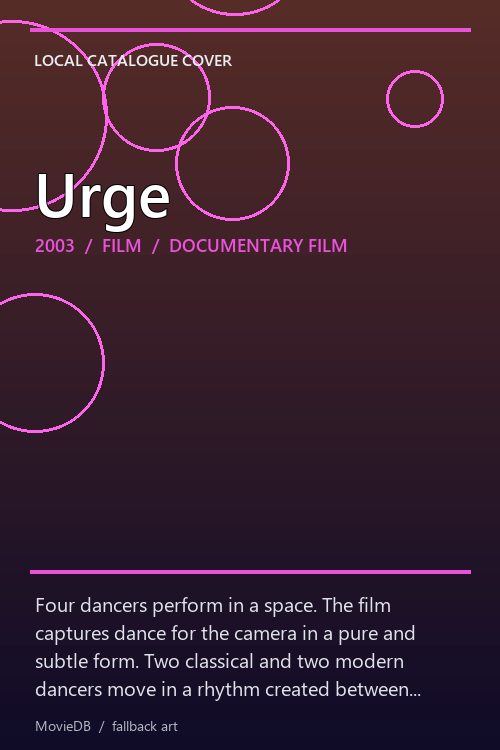 Urge poster