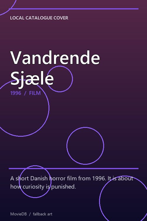 Vandrende Sjæle poster