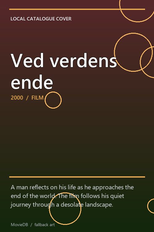 Ved verdens ende poster