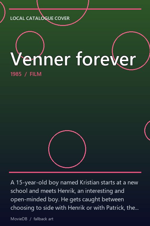 Venner forever poster