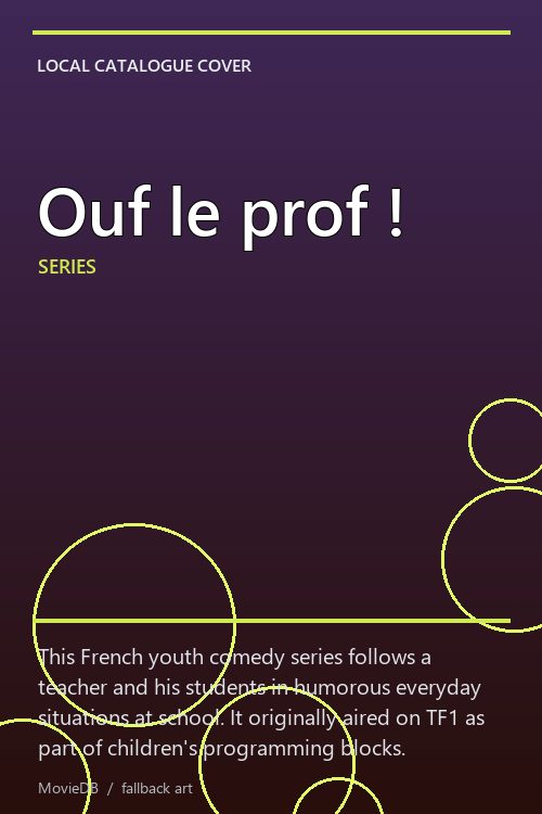 Ouf le prof ! poster