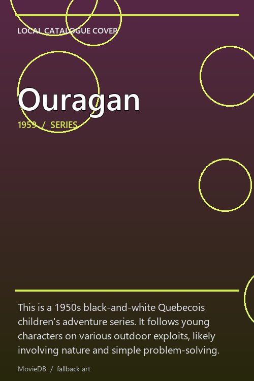 Ouragan poster