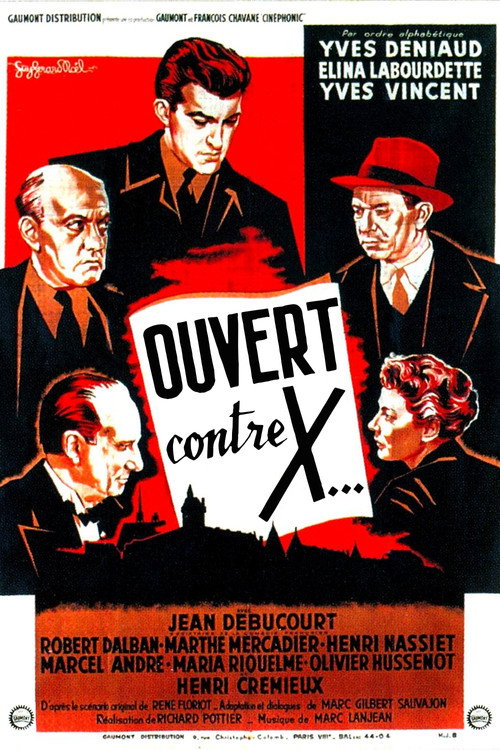 Ouvert contre X poster