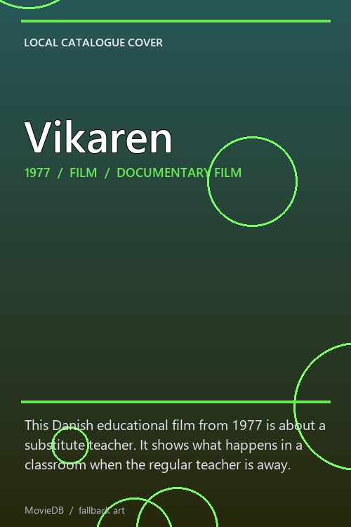 Vikaren poster