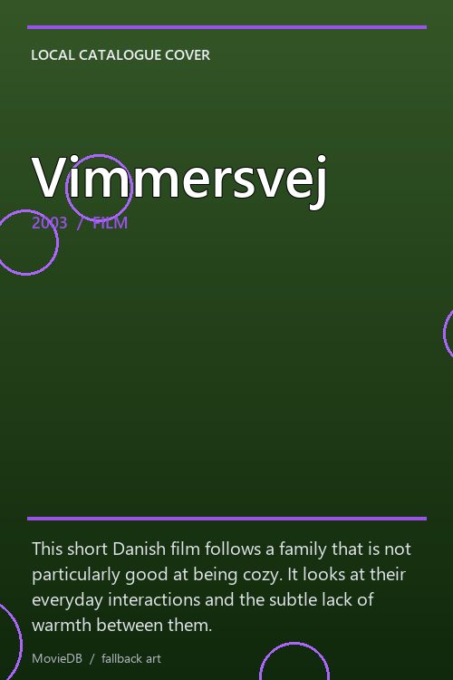 Vimmersvej poster