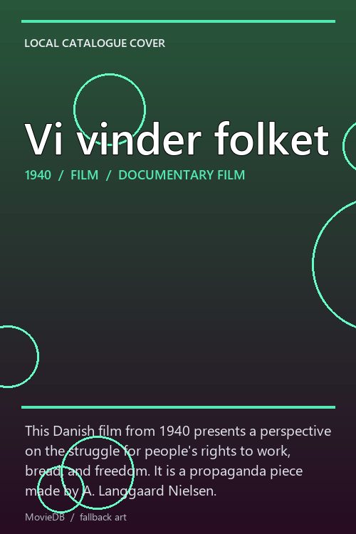 Vi vinder folket poster