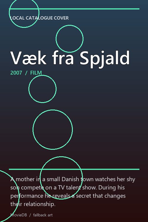Væk fra Spjald poster